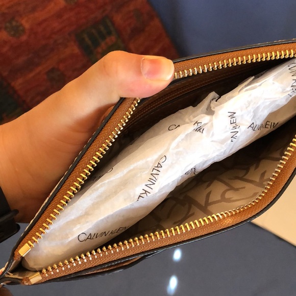 Calvin Klein Monogram Rainbow Clutch - Picture 3 of 5